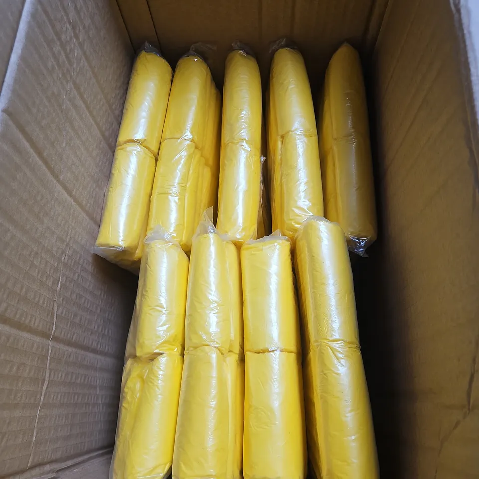 BOX OF 10 PACKS PE OVERSLEEVES IN YELLOW