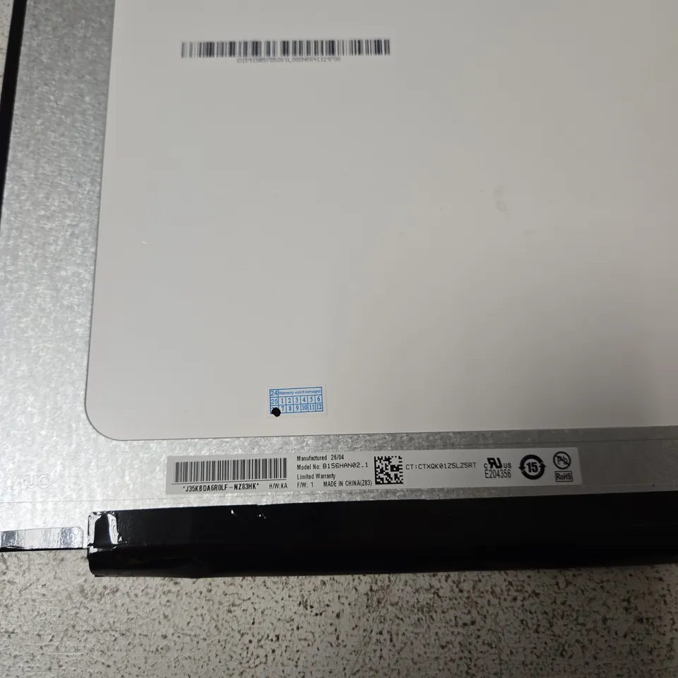 15.6 INCH LAPTOP LCD SCREEN PANEL – MODEL B156HAN02.1 (REPLACEMENT DISPLAY)