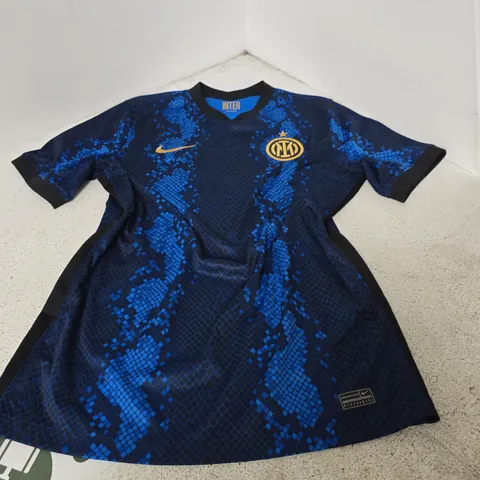 INTER MILAN NIKE DRI-FIT FOOTBALL SHIRT, ADULT M