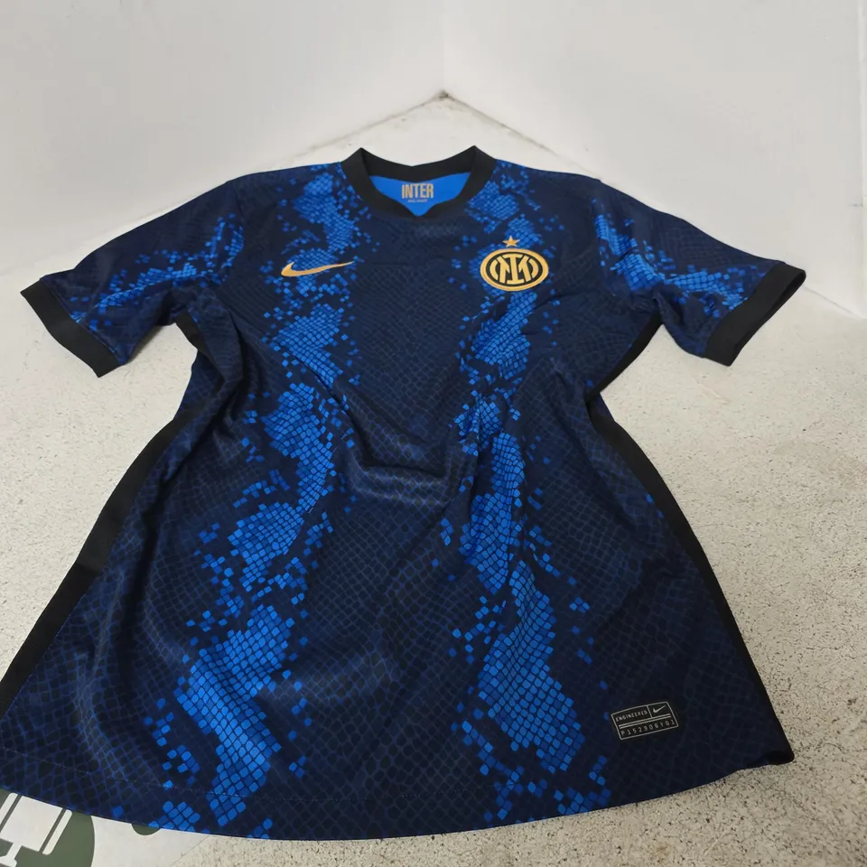 INTER MILAN NIKE DRI-FIT FOOTBALL SHIRT, ADULT M
