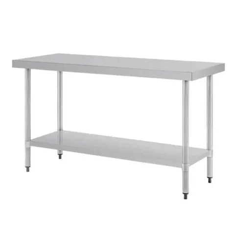 BOXED VOGUE STAINLESS STEEL PREP TABLE