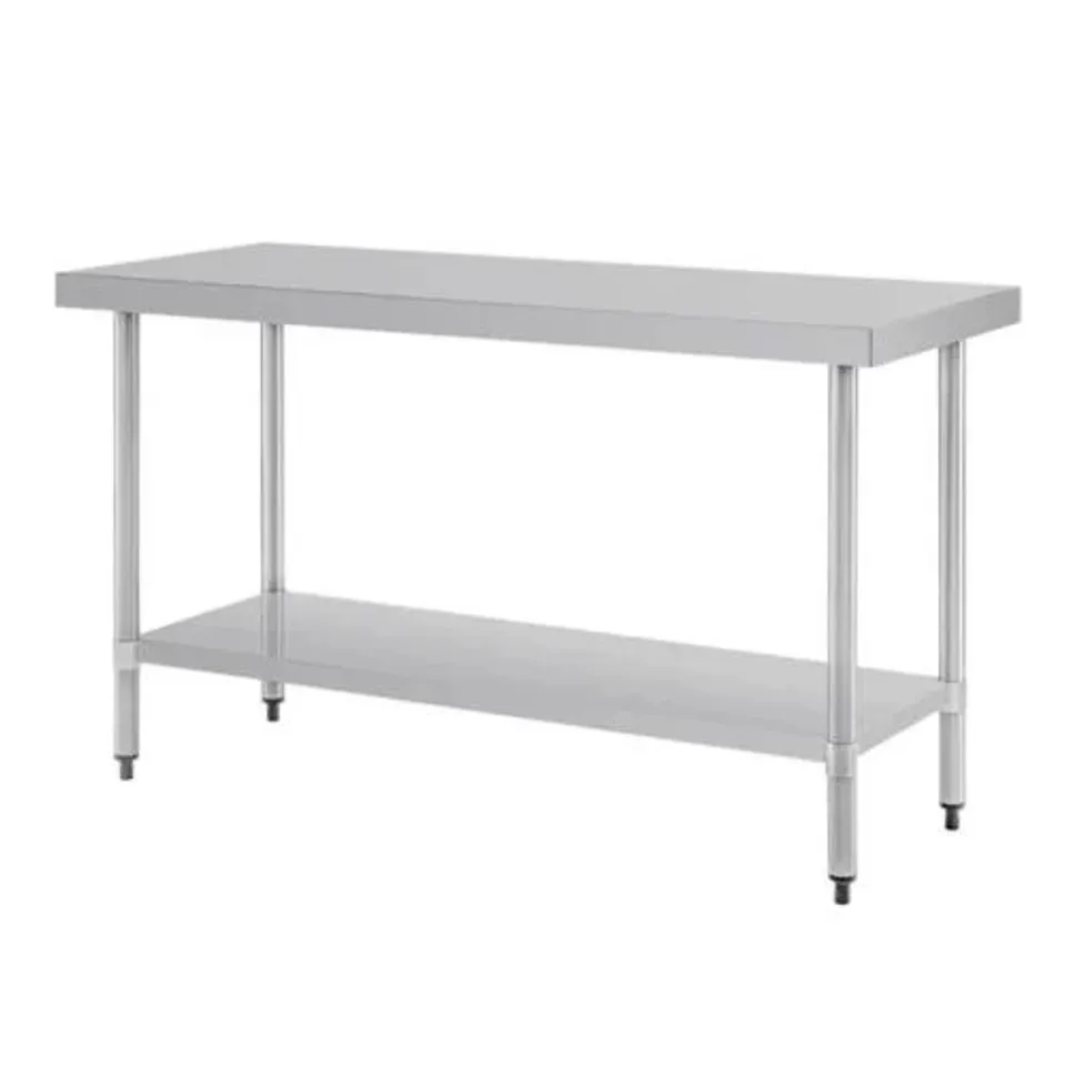 BOXED VOGUE STAINLESS STEEL PREP TABLE 