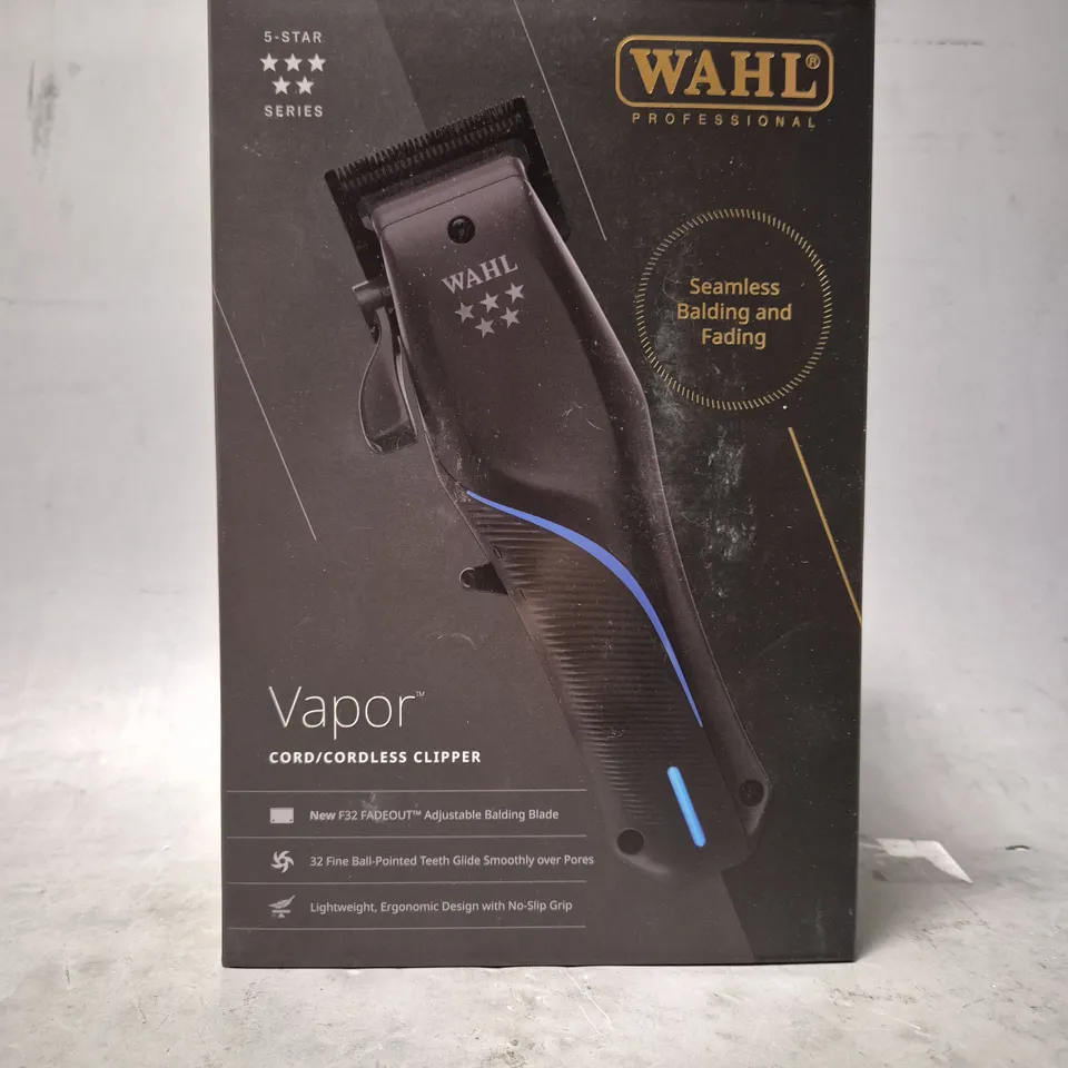 SEALED WAHL VAPOR CORDLESS CLIPPER