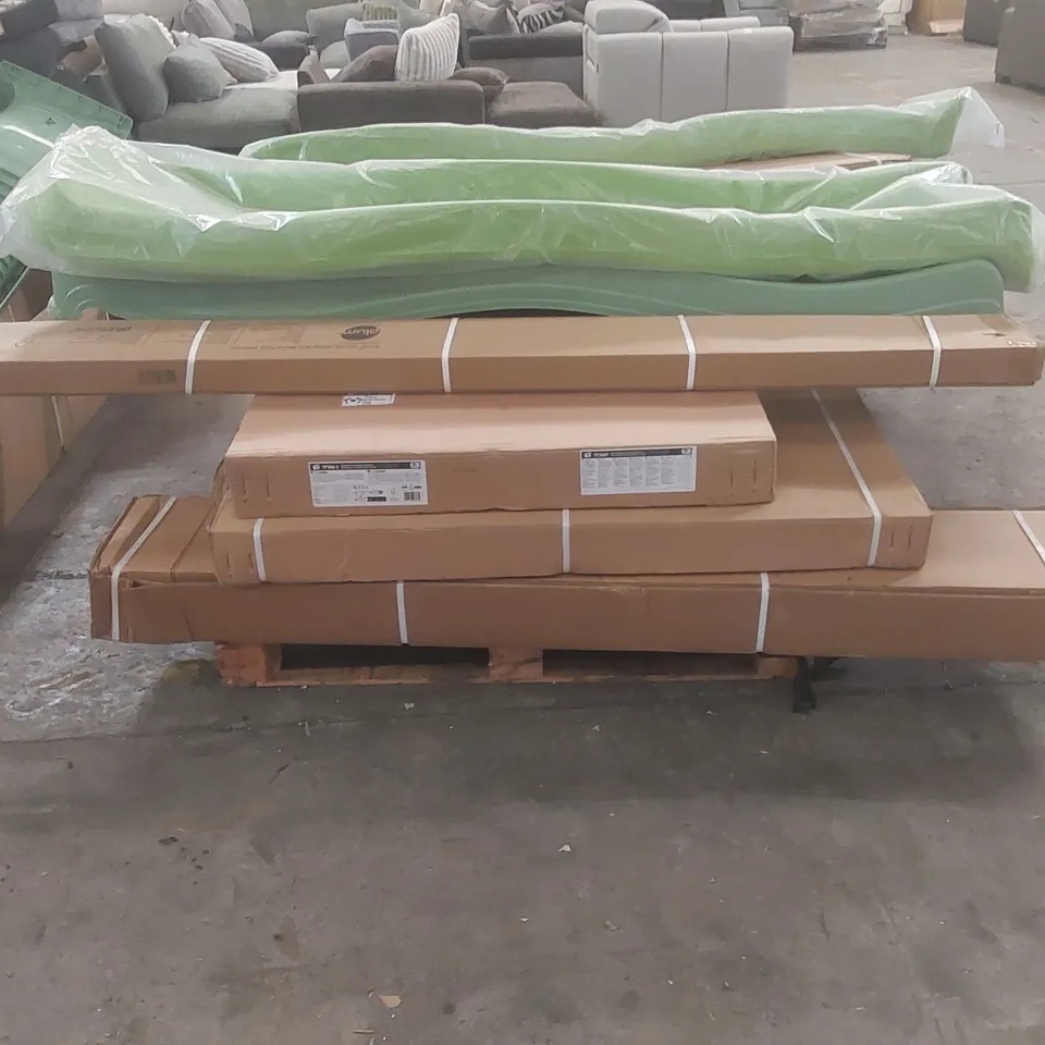 PALLET CONTAINING A LARGE QUANTITY OF ASSORTED PLUM PLAYHOUSE PARTS ECT