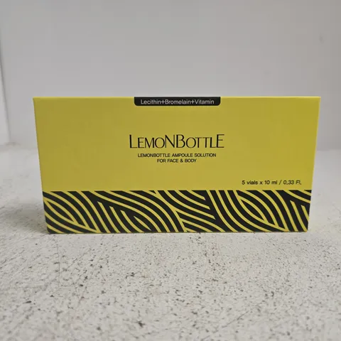 BOXED AND SEALED LEMONBOTTLE AMPOULE SOLUTION FOR FACE & BODY (5X10ML)
