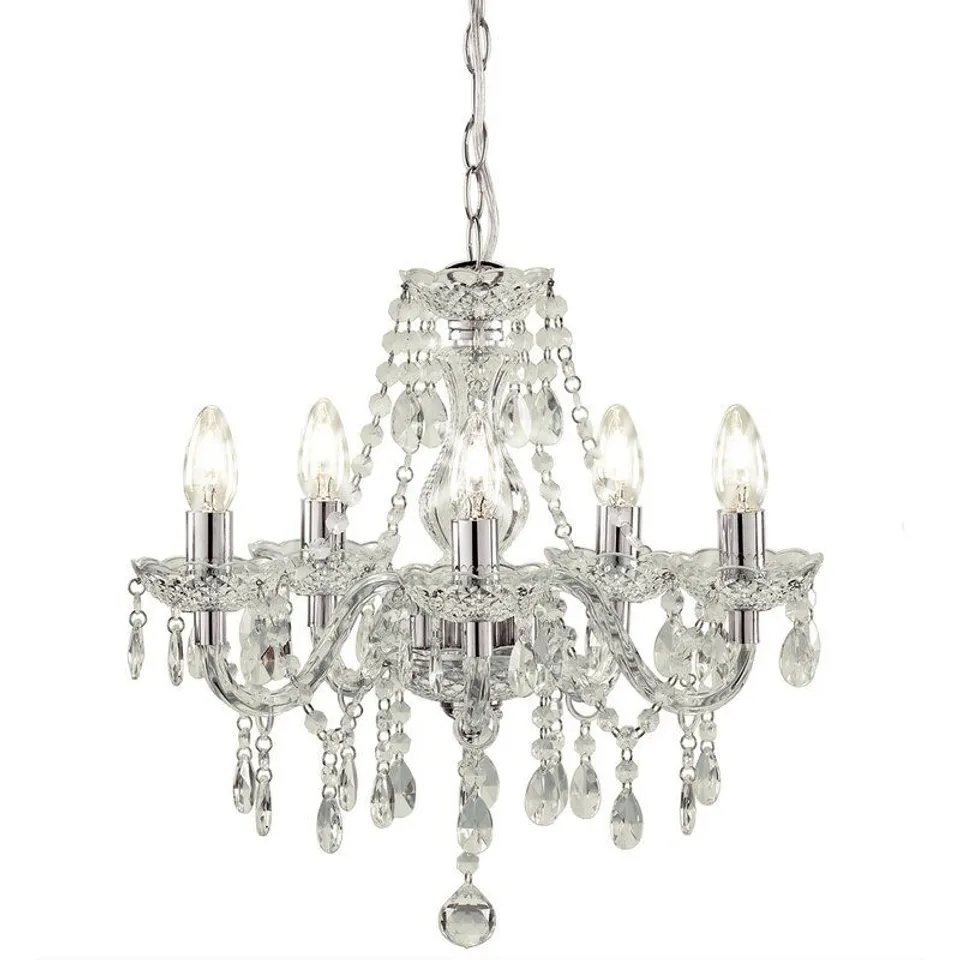 ICARUS 5 LIGHT CANDLE-STYLE CHANDELIER 
