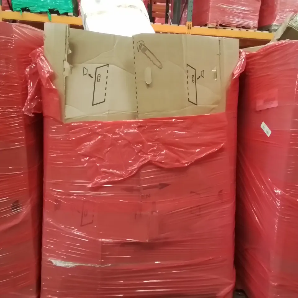 PALLET CONTAINING ASSORTED PRODUCTS INCLUDING: MULTIFUNCTIONAL BASSINET, MATTRESSES, TOILET SEAT, GARMENT RACK ECT