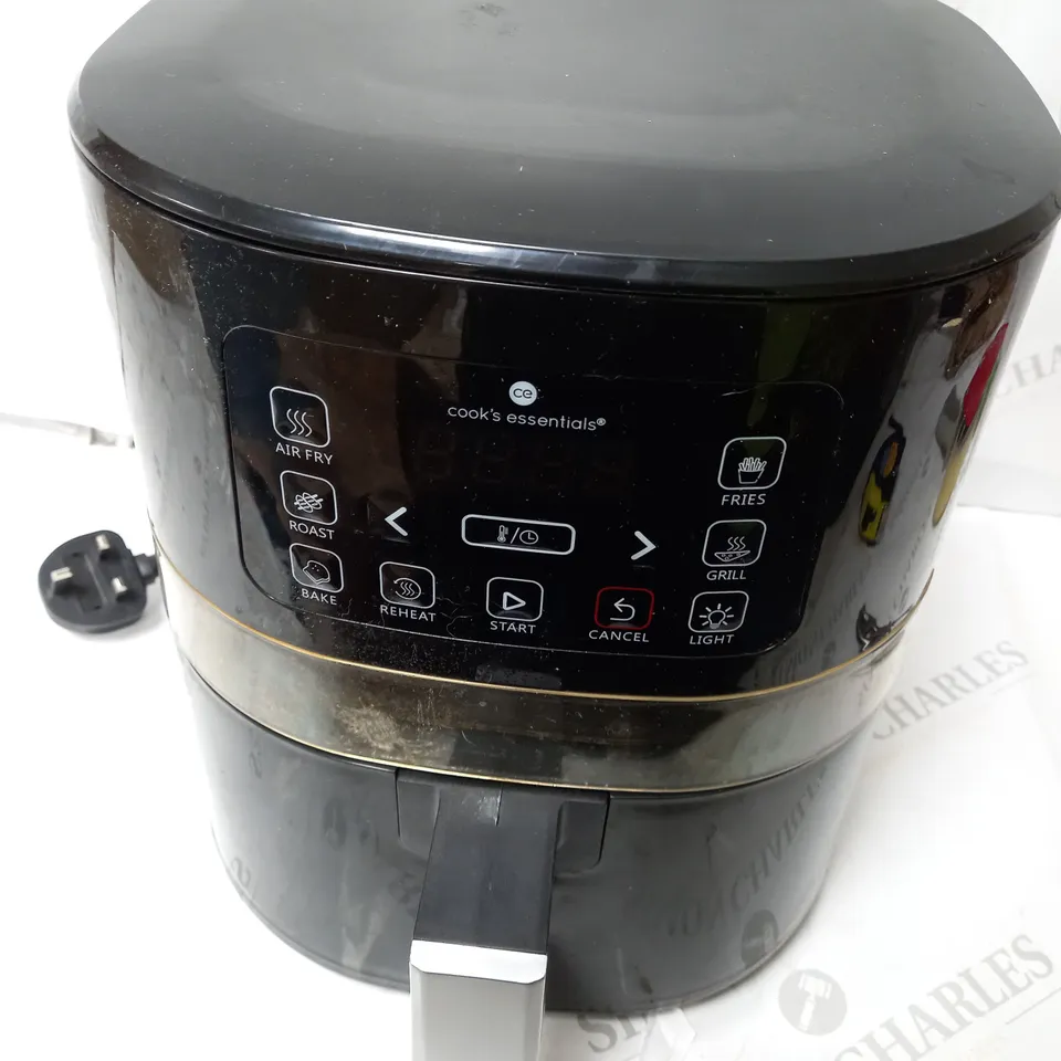 COOK'S ESSENTIALS AIR FRYER - BLACK