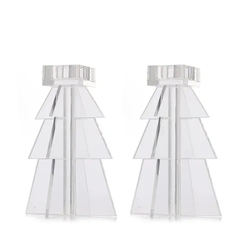 JM BY JULIEN MACDONALD SET OF 2 TREE CANDLE HOLDERS 