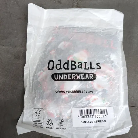 BAGGED ODDBALLS SANTA-25-MBRIEF - SMALL
