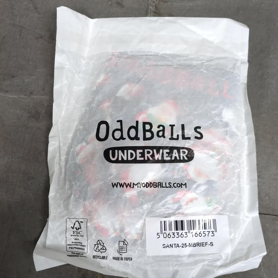 BAGGED ODDBALLS SANTA-25-MBRIEF - SMALL