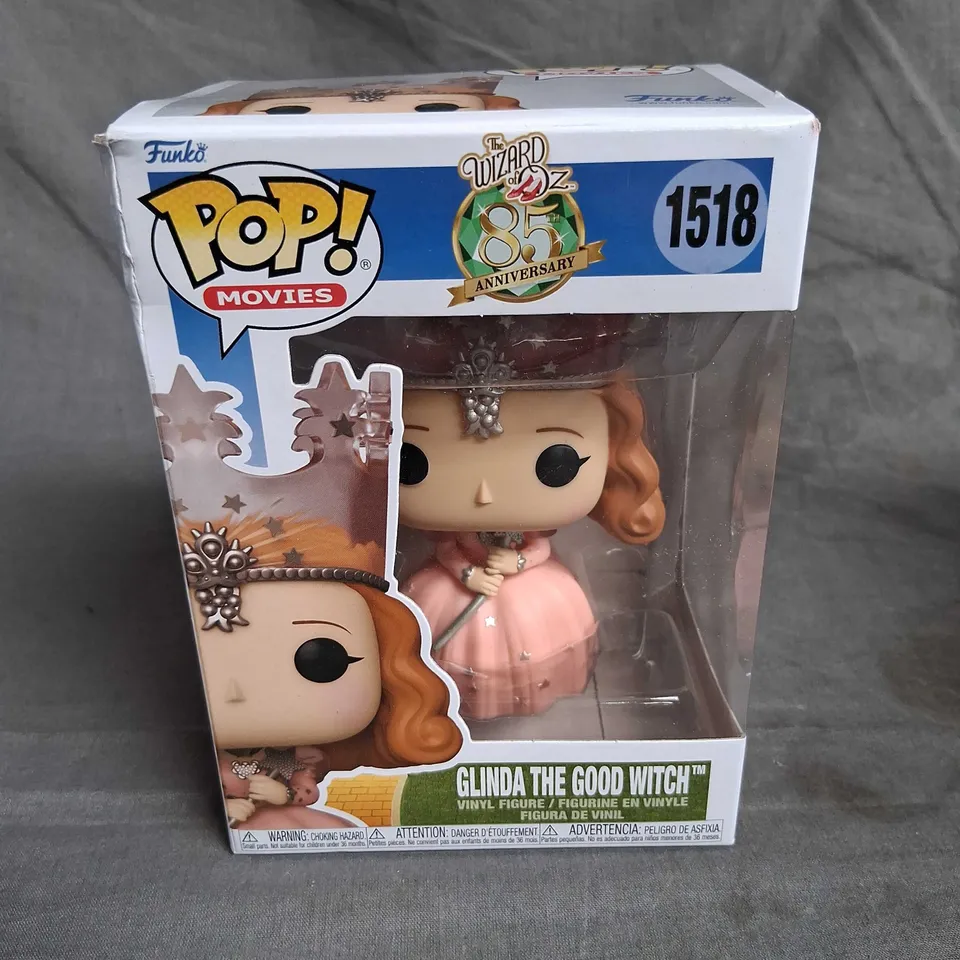 BOXED POP MOVIES THE WIZARD OF OZ 85TH ANNIVERSARY 1518 GLINDA THE GOOD WITCH VINYL FIGURE