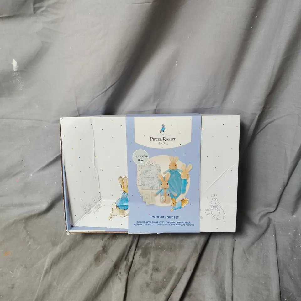 PETER RABBIT MEMORIES GIFT SET KEEPSAKE BOX 
