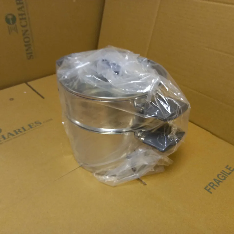 RUSSELL HOBBS EXCELLENCE COLLECTION 3 TIER STEAMER WITH TEMPERED GLASS LID