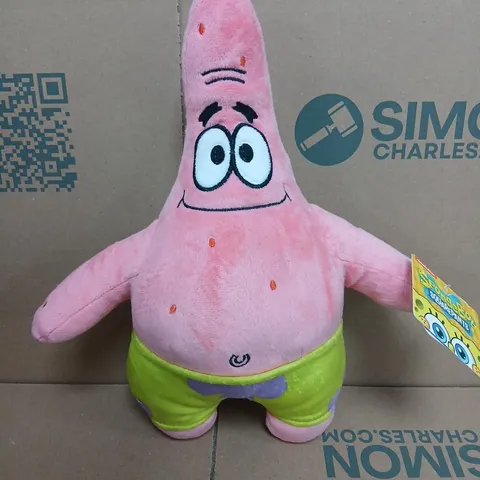 PATRICK STAR PLUSH TOY – SPONGEBOB SQUAREPANTS, 30CM PINK PLUSH (NICKELODEON)