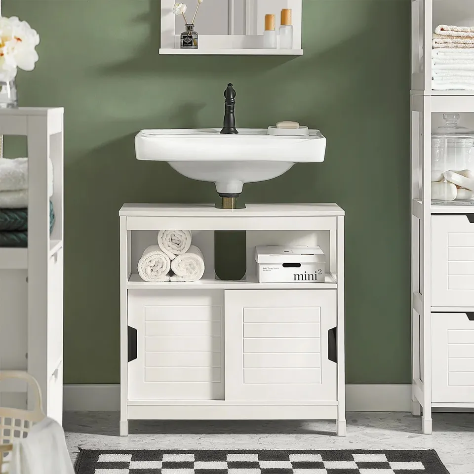 BOXED LYNDORA 60CM UNDER SINK STORAGE CABINET 