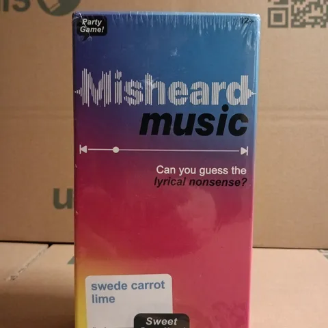 MISHEARD MUSIC PARTY GAME – BOXED