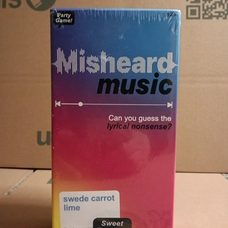 MISHEARD MUSIC PARTY GAME – BOXED
