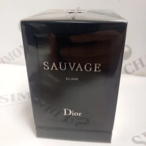BOXED AND SEALED DIOR SAUVAGE ELIXIR VAPORISATEUR SPRAY 60ML