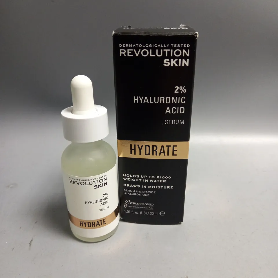 BOXED REVOLUTION HYDRATE HYALURONIC ACID 2% SERUM 30ML