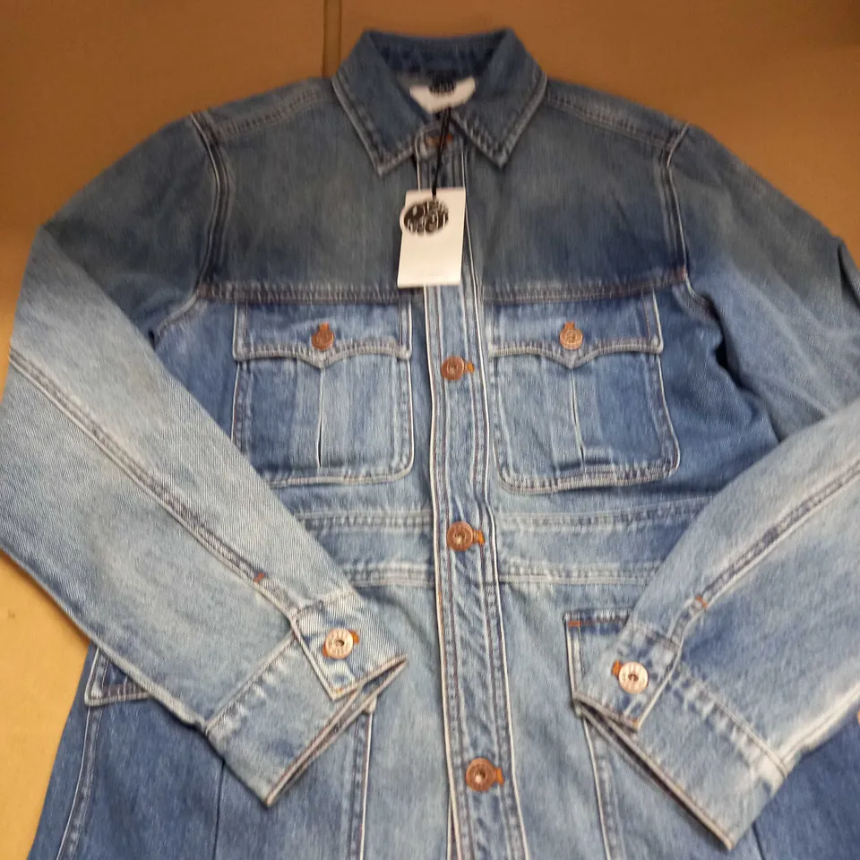 PRETTY GREEN LYNOTT DENIM JACKET SIZE M