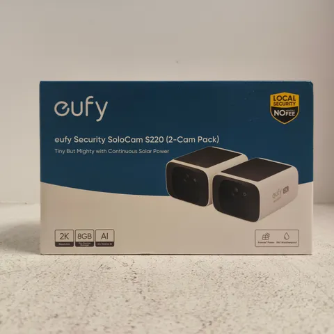 EUFY SECURITY SOLOCAM S220 2-CAM PACK – BOXED