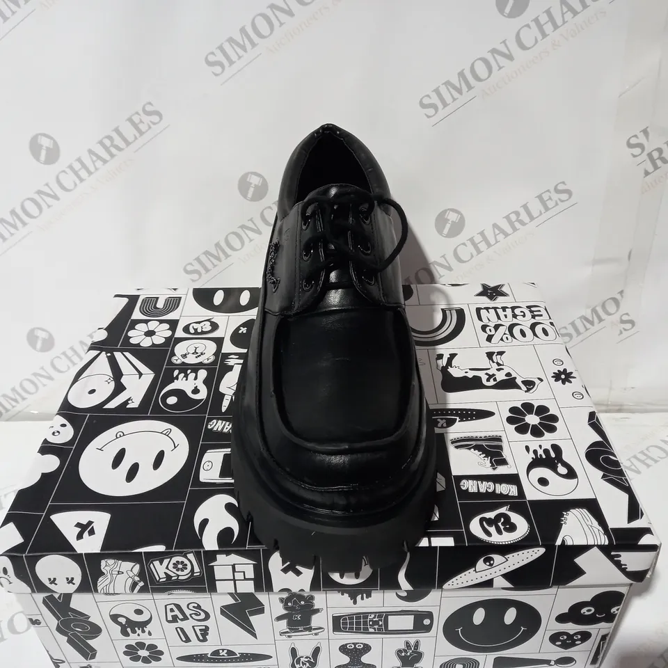 BRAND NEW BOXED PAIR OF KOI VEGAN THE OMEN TRIBAL MEN'S SPIKED LOAFERS SIZE 11