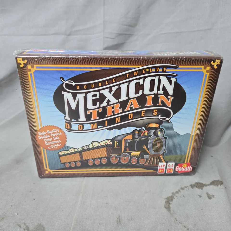 MEXICAN TRAIN DOMINOES BOARD GAME – GOLIATH – SEALED BOX