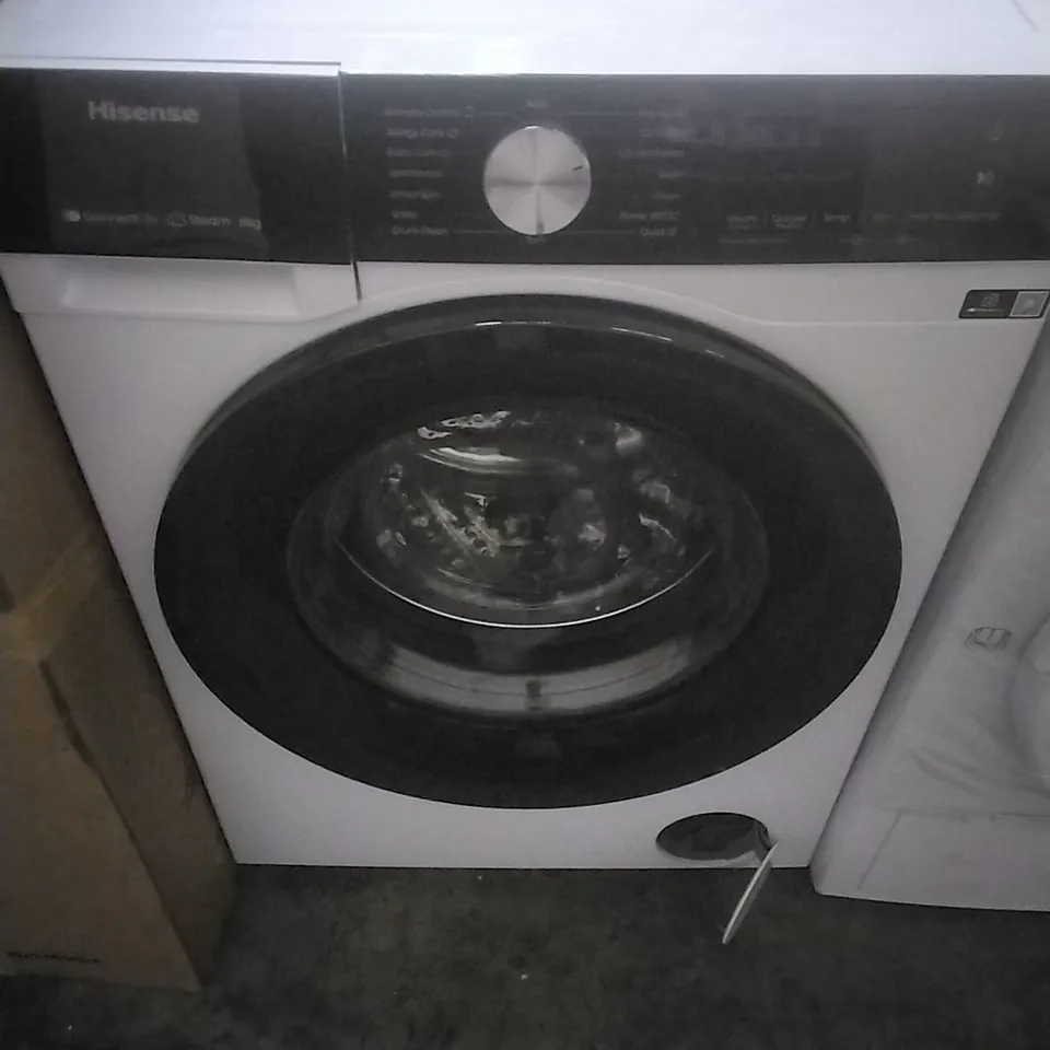 HISENSE
3S SERIES WF3S8043BW 8KG LOAD, 1400 SPIN STEAM WASHING MACHINE - WHITE - A RATED