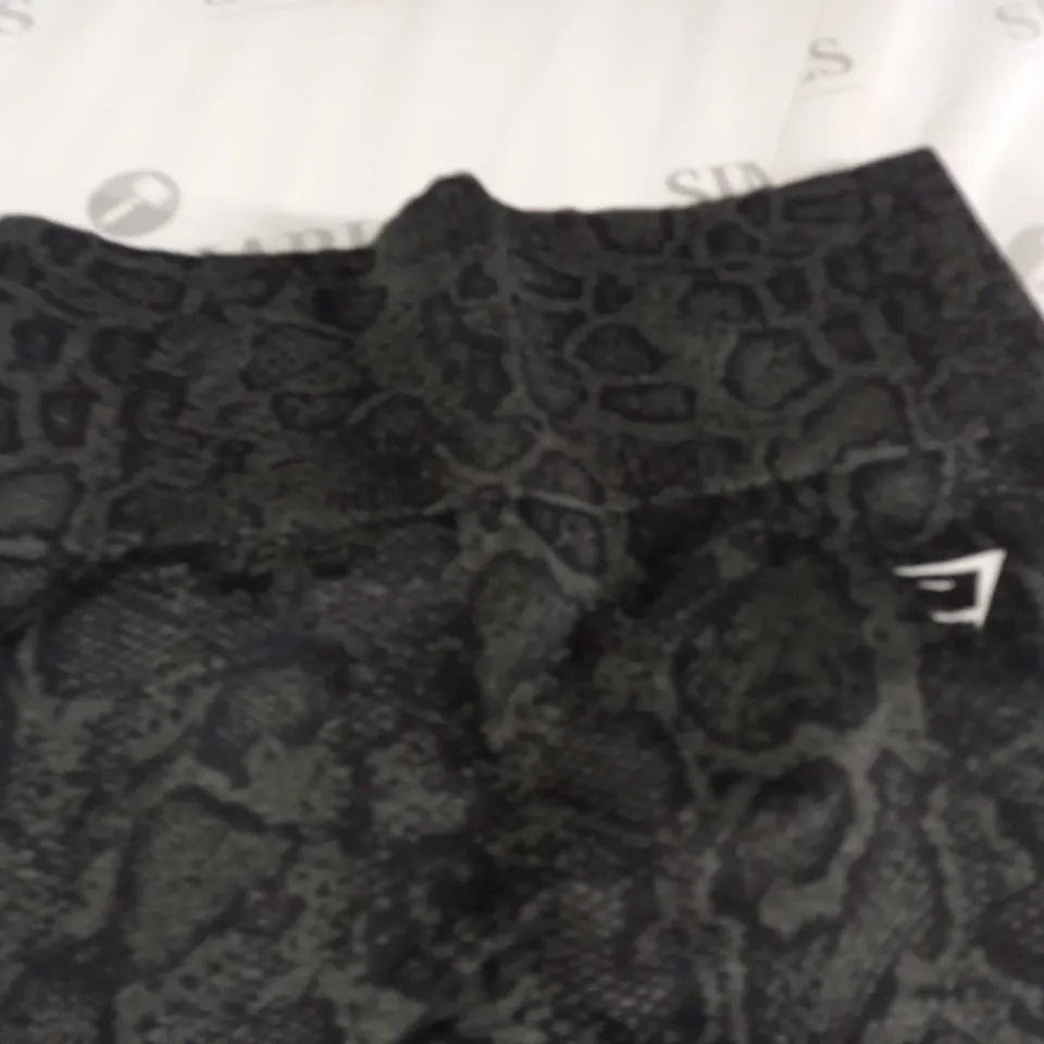 GYMSHARK BLACK TRAINING LEGGINGS - S