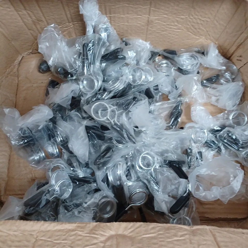 LOT OF APPROX 25 THE PURE BLUE (25MM) HIGH GRADE STEEL SPRING COLLAR CLIP PAIRS