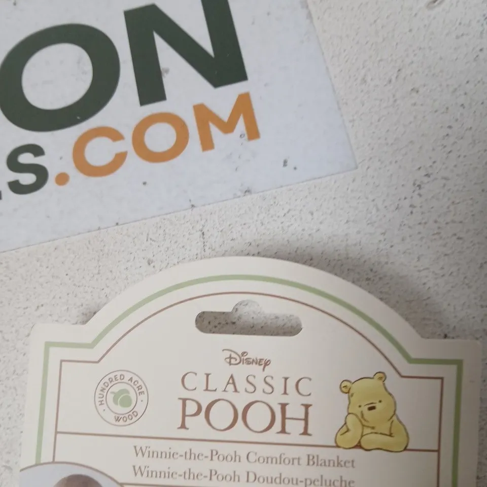 DISNEY CLASSIC POOH WINNIE-THE-POOH COMFORT BLANKET PLUSH – BABY TOY