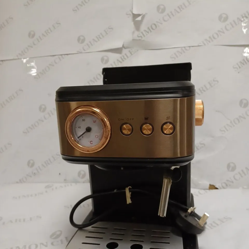 HADEN MULTIFUNCTION, STEEL ACCENTS ESPRESSO PUMP COFFEE MACHINE