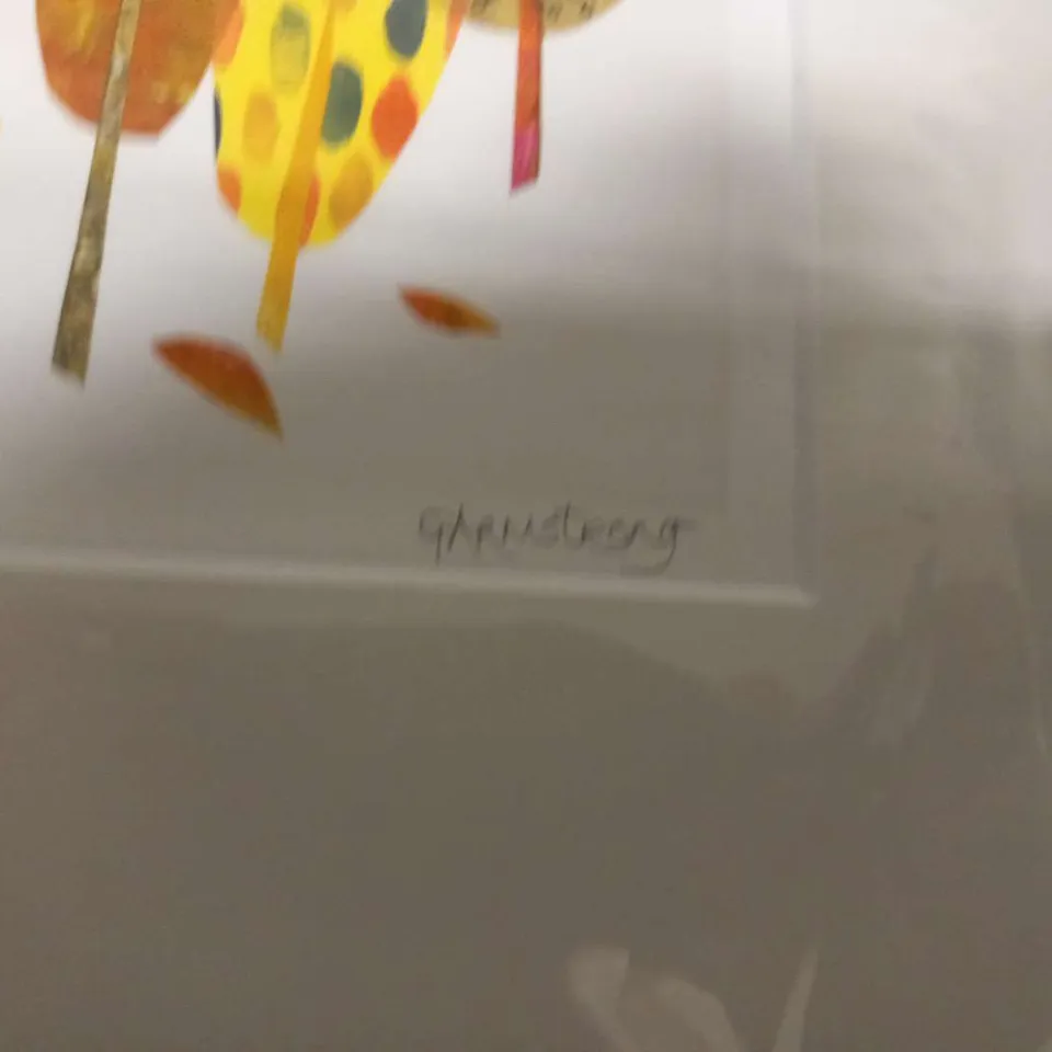 THREE BIRDS G. ARMSTRONG SIGNED PRINT