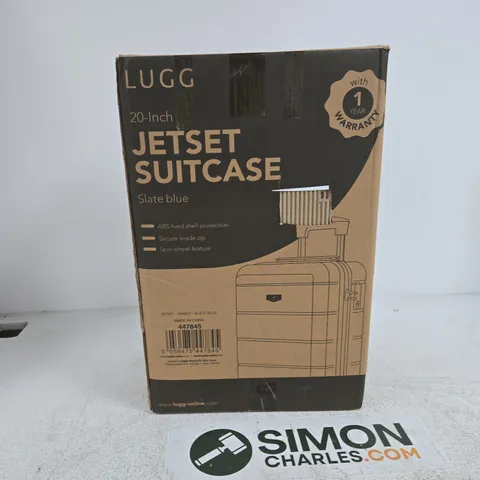LUGG JETSET SUITCASE – 20-INCH SLATE BLUE
