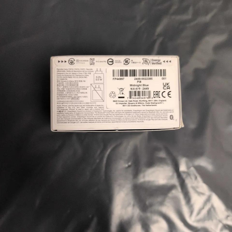 Sealed Bowers & Wilkins Pi8 In-ear True Wireless Earbuds – Boxed