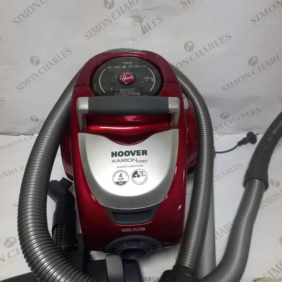 HOOVER XARION PRO ALLERGY CARE BAGLESS VACUUM CLEANER