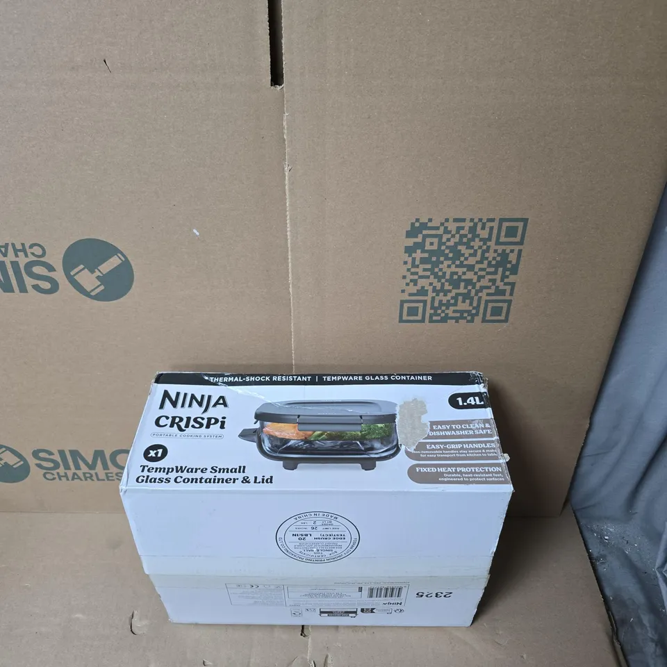 NINJA TEMPWARE SMALL GLASS CONTAINER & LID 1.4L