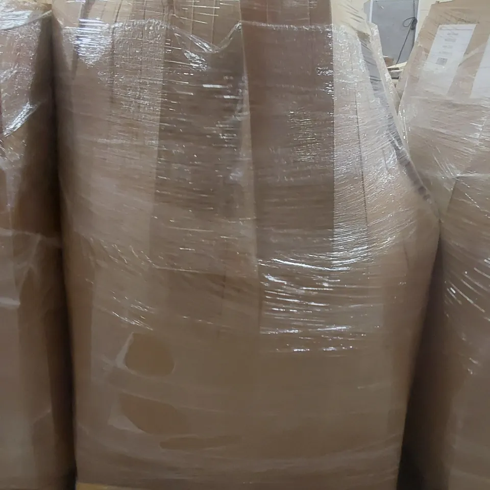 PALLET CONTAINING A VERY LARGE QUANTITY OF ASSORTED CONSUMER PRODUCTS INCLUDING: AIRFRYER, SMART AIR ALL SEASON FAN, DINNERWARE ECT