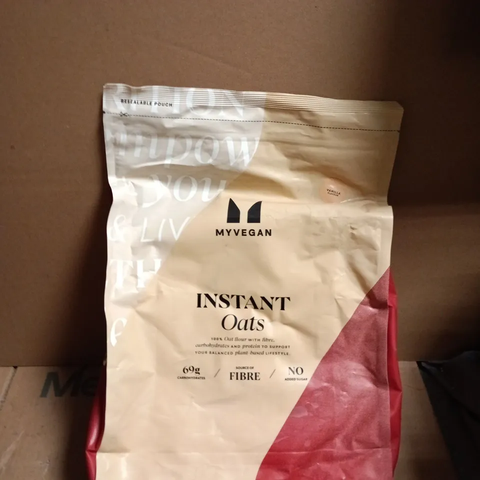 MYVEGAN INSTANT OATS – VANILLA FLAVOUR - 2.5KG