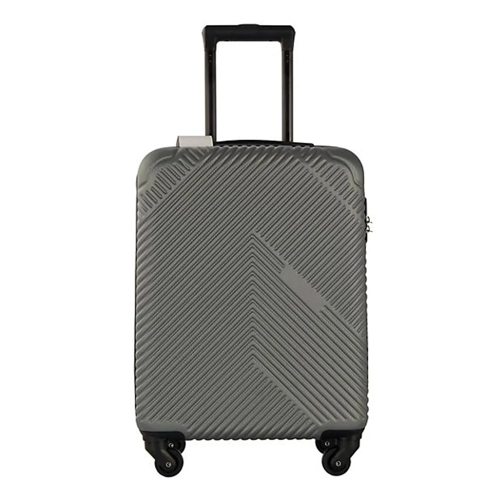 BOXED NEO GREY HARD SHELL LUGGAGE SUITCASES (1 BOX)