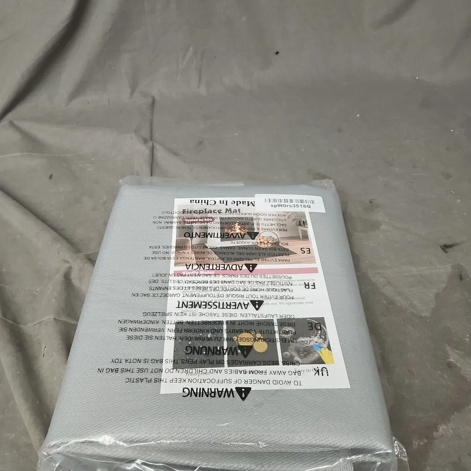 FIREPLACE MAT, SIZE UNSPECIFIED, GREY