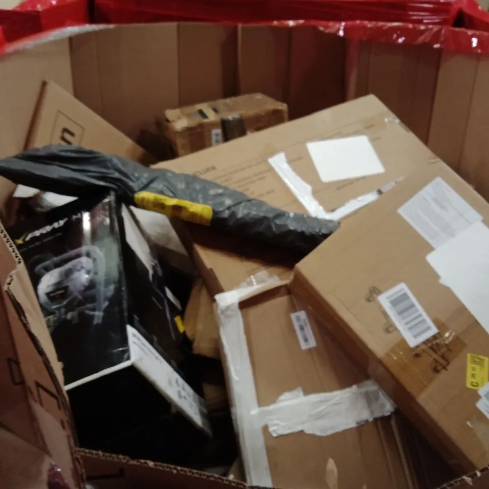 PALLET OF ASSORTED HOUSEHOLD GOODS AND PRODUCTS TO INCLUDE;SACK TRUCK,INOFLEX SPRAY GUN,KIDS PRODUCTS