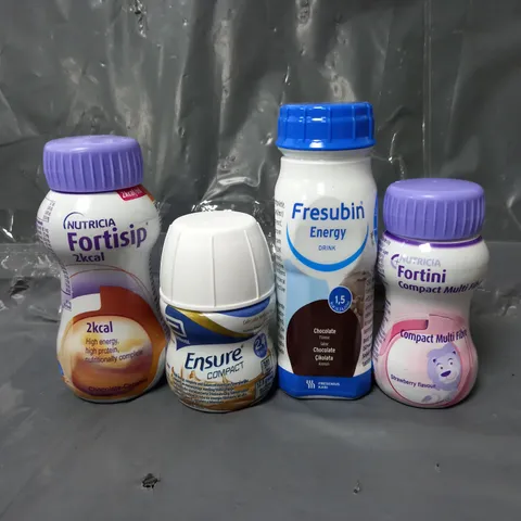 APPROXIMATELY 20 ASSORTED NUTRITION DRINKS TO INCLUDE - NUTRICIA FORTINI COMPACT - FRESUBIN ENERGY - NUTRICIA FORTISIP - ETC - COLLECTION ONLY