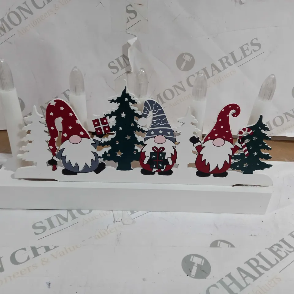 FESTIVE 28CM GONK BATTERY OPERATED CANDLELIGHT