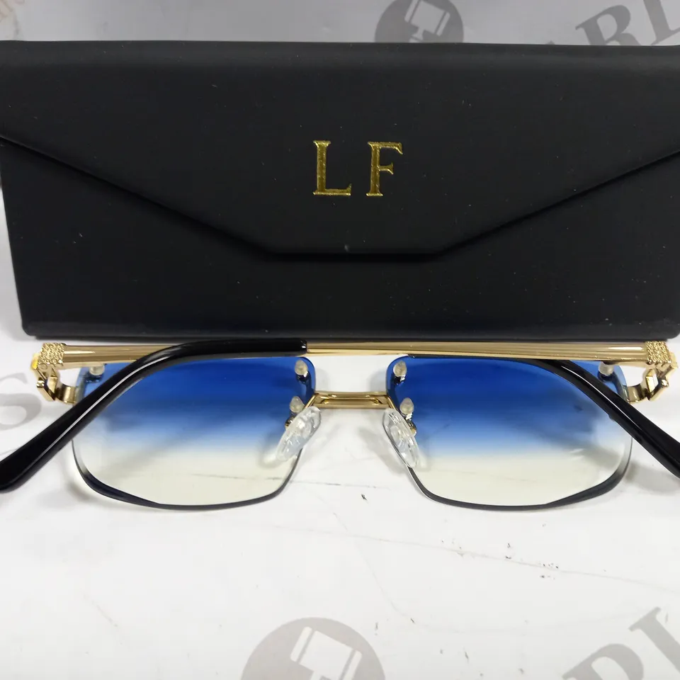 LUX FRAMES GRADIENT BLUE SUNGLASSES 