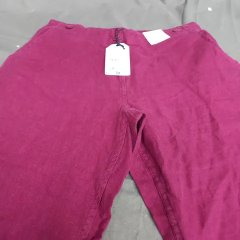 SEASALT CORNWALL STRAIGHT CROPPED TROUSERS - UK12