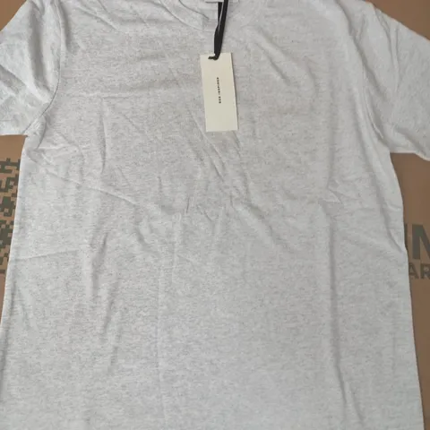 BEE INSPIRED CREW-NECK SHORT SLEEVE T-SHIRT IN GREY SIZE MEDIUM
