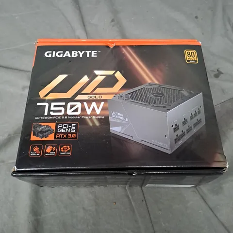 BOXED GIGABYTE 750W PCIE 5.0 MODULAR POWER SUPPLY 