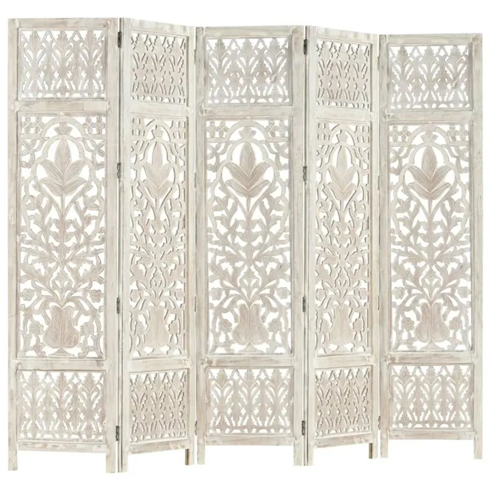 BOXED MODERN WHITE ROOM DIVIDER 
